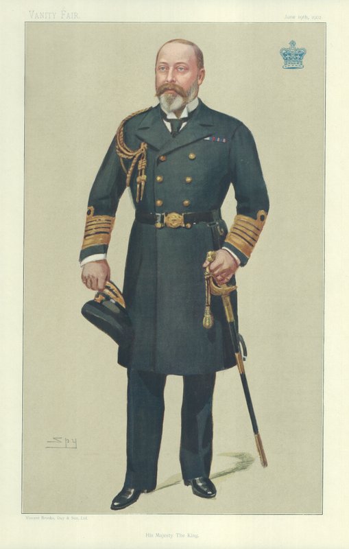 Jego Wysokość Król Edward VII autorstwa Leslie Matthew Ward