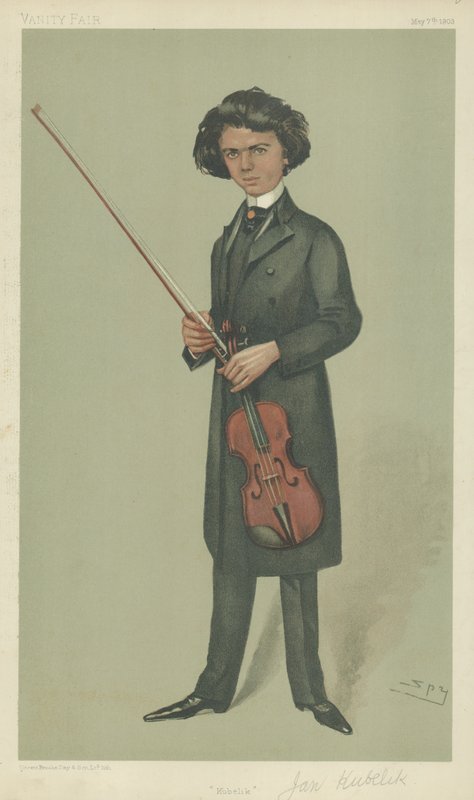 Jan Kubelik autorstwa Leslie Matthew Ward