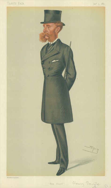 Lord Dorchester, The Turf, 24 marca 1877, komiks Vanity Fair autorstwa Leslie Matthew Ward