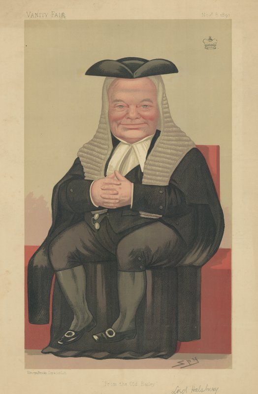 Lord Halsbury autorstwa Leslie Matthew Ward