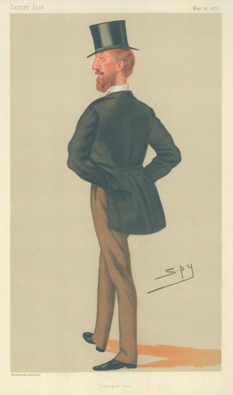 Lord Henry F Thynne, młodszy syn, 26 maja 1877, komiks Vanity Fair autorstwa Leslie Matthew Ward