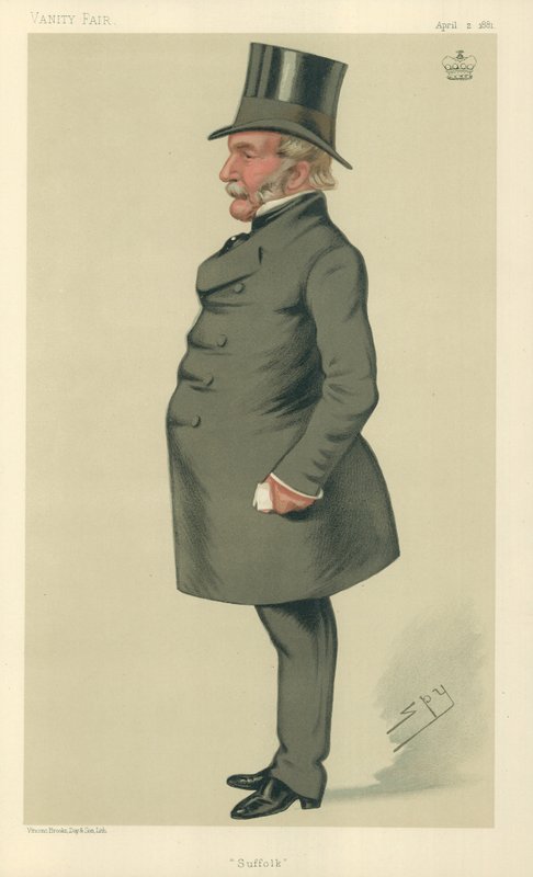 Lord Waveney, Suffolk, 2 kwietnia 1881, komiks Vanity Fair autorstwa Leslie Matthew Ward