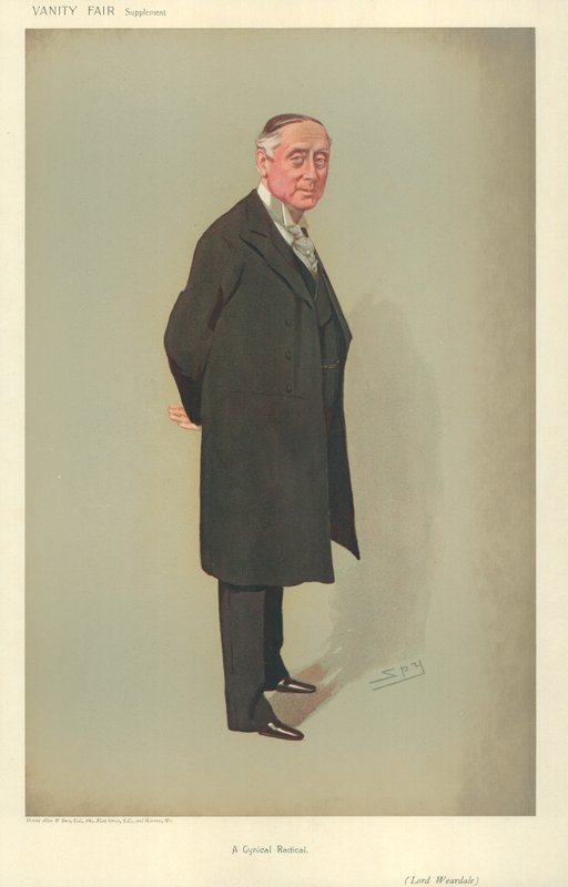 Lord Weardale, A cyniczny radykał, 25 lipca 1906, komiks Vanity Fair autorstwa Leslie Matthew Ward