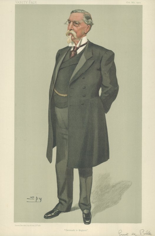 M Frants Ernest De Bille, duński minister autorstwa Leslie Matthew Ward