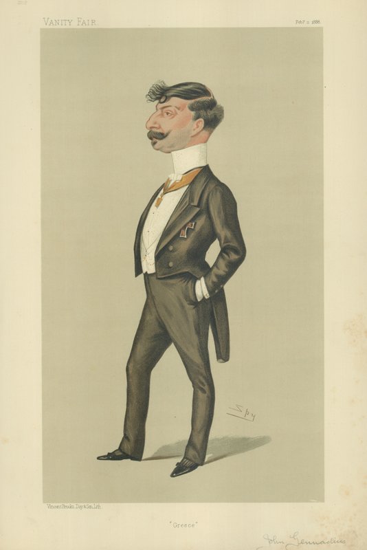 M. John Gennadius, Jego Ekscelencja Minister Grecki autorstwa Leslie Matthew Ward