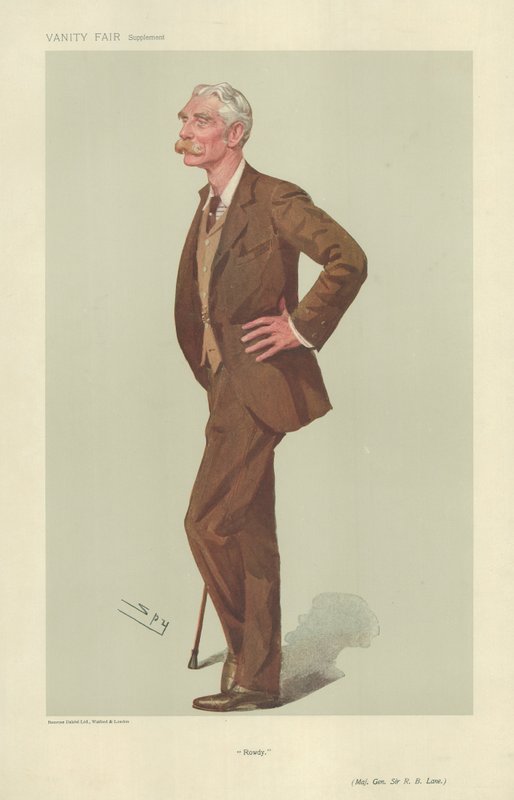 Generał dywizji Sir Robert Bertram Lane autorstwa Leslie Matthew Ward