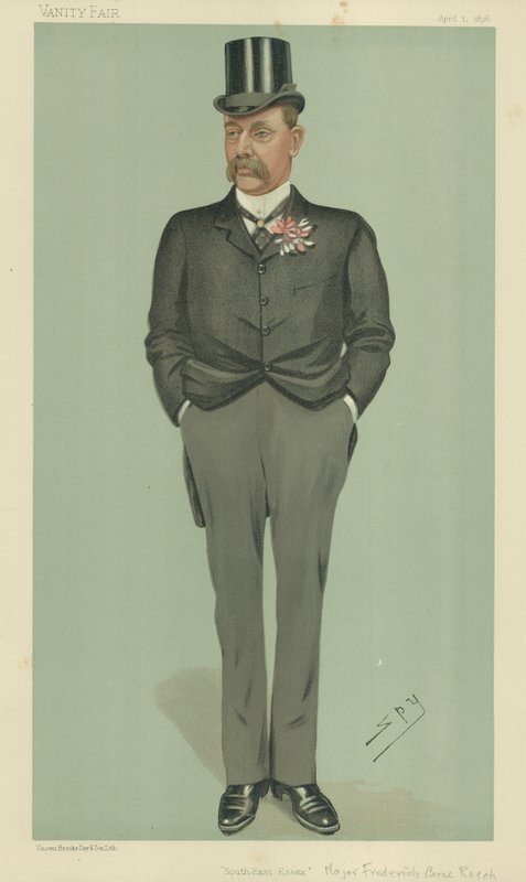 Major Frederick Carne Rasch autorstwa Leslie Matthew Ward