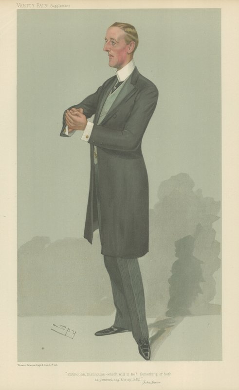 Major J E B Seely autorstwa Leslie Matthew Ward