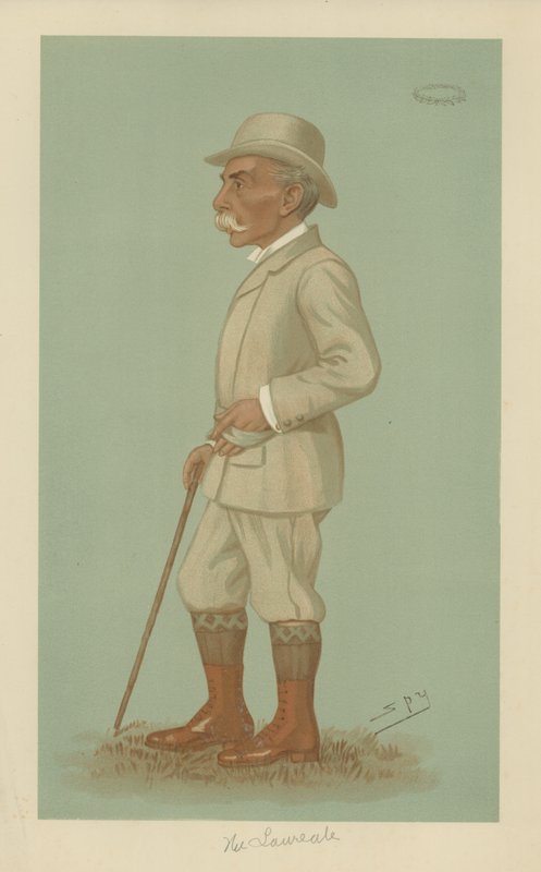 Pan Alfred Austin autorstwa Leslie Matthew Ward