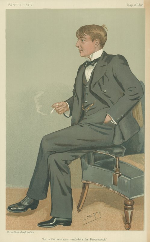 Pan Alfred Charles Harmsworth autorstwa Leslie Matthew Ward