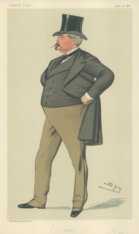 Pan Arthur Loftus Tottenham, Lofty, 15 kwietnia 1882, komiks Vanity Fair autorstwa Leslie Matthew Ward