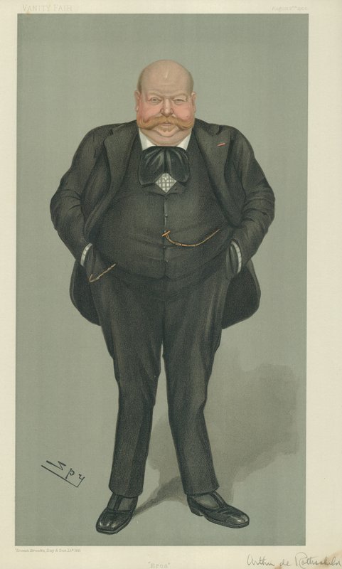 Pan Arthur de Rothschild autorstwa Leslie Matthew Ward