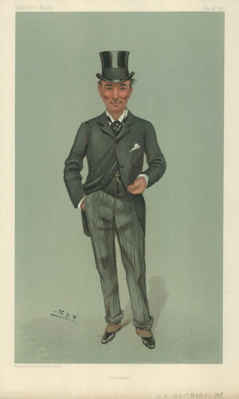 Pan Charles Algernon Whitmore, Chelsea, 16 maja 1901, komiks Vanity Fair autorstwa Leslie Matthew Ward