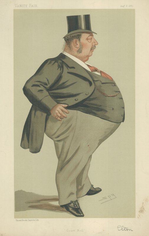 Pan Charles Isaac Elton autorstwa Leslie Matthew Ward
