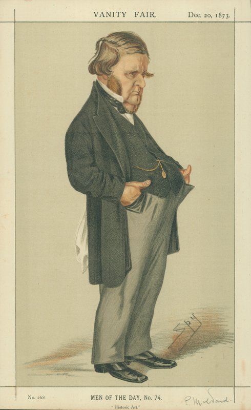 Pan Edward Matthew Ward, Sztuka historyczna, 20 grudnia 1873, komiks Vanity Fair autorstwa Leslie Matthew Ward