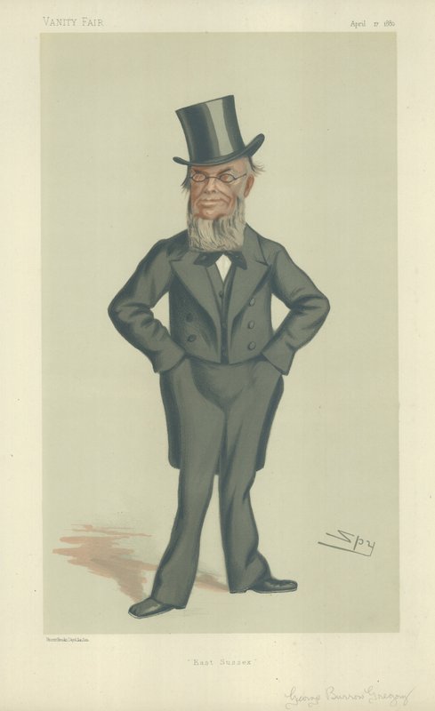 Pan George Burrow Gregory autorstwa Leslie Matthew Ward