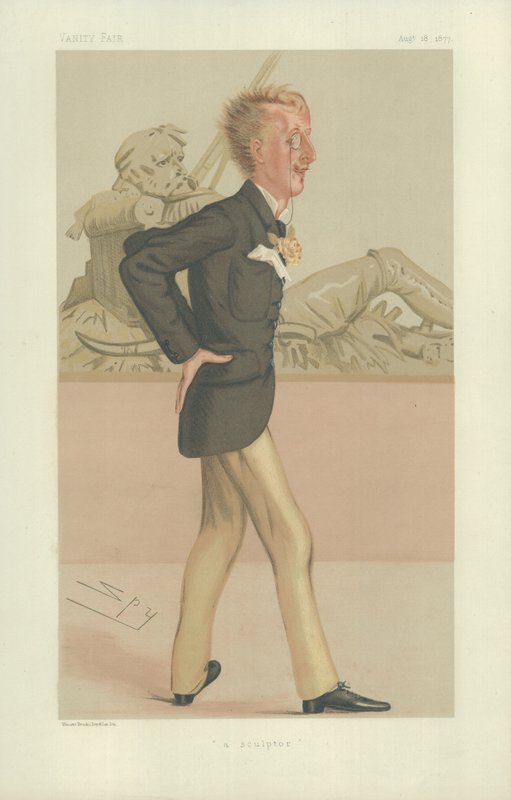 Pan George Granville Leveson-Gower autorstwa Leslie Matthew Ward