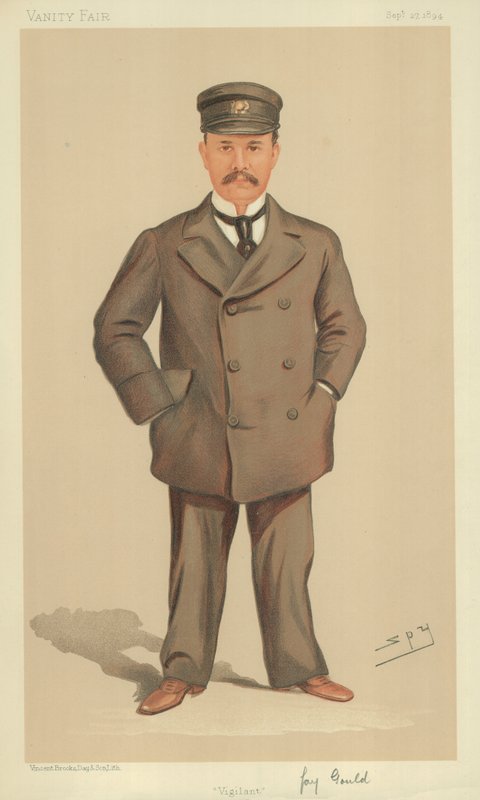 Pan George Jay Gould autorstwa Leslie Matthew Ward