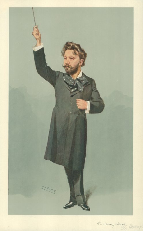 Pan Henry J. Wood, 17 kwietnia 1907, komiks Vanity Fair autorstwa Leslie Matthew Ward
