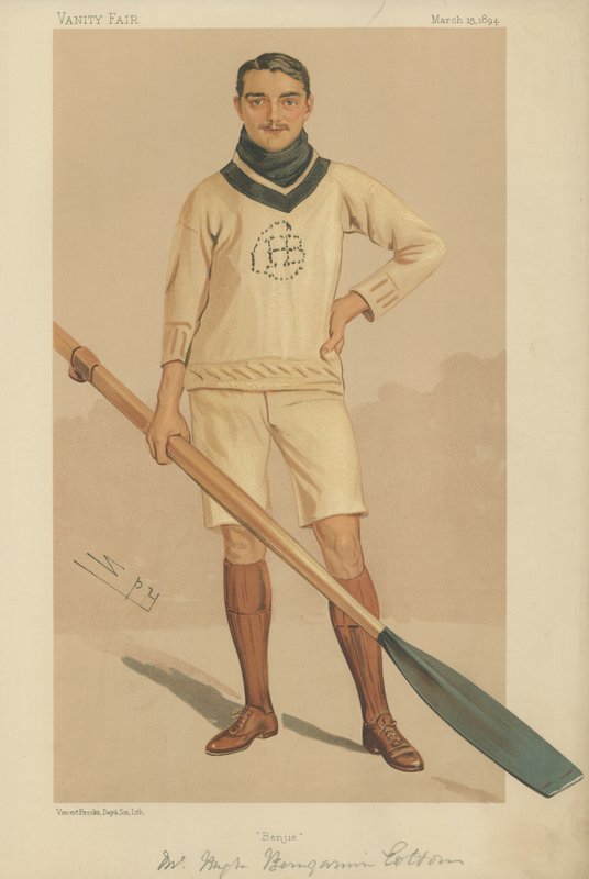Pan Hugh Benjamin Cotton autorstwa Leslie Matthew Ward