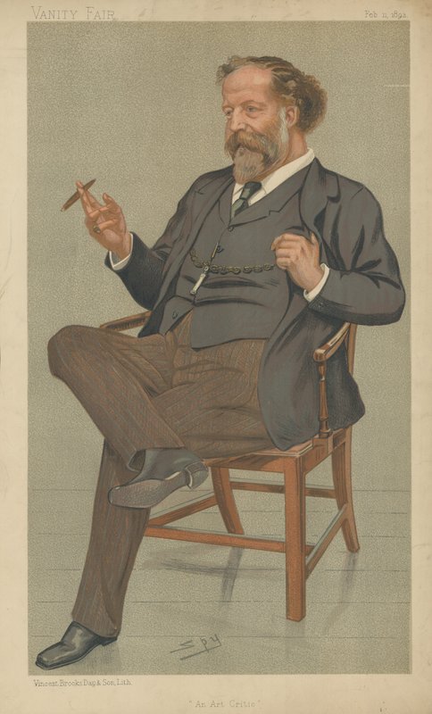 Pan J. Comyns Carr autorstwa Leslie Matthew Ward