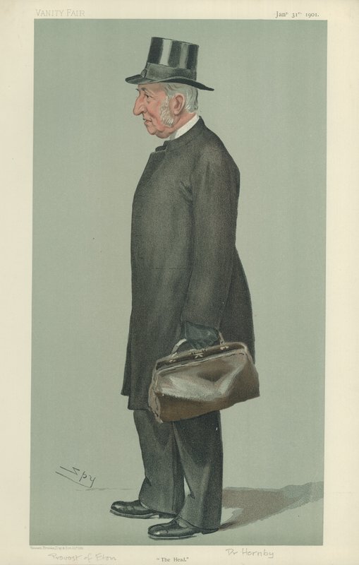 Pan J J Hornby, rektor Eton autorstwa Leslie Matthew Ward