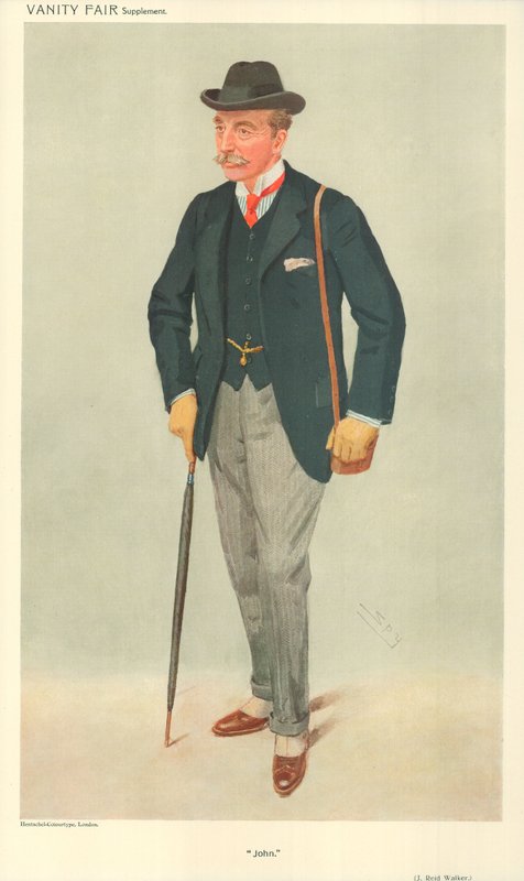 Pan J Reid Walker, John, 12 maja 1909, komiks Vanity Fair autorstwa Leslie Matthew Ward