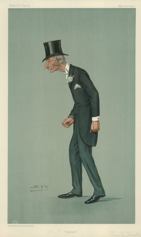 Pan Percy Melville Thornton, Clapham, 22 marca 1900 r., komiks Vanity Fair autorstwa Leslie Matthew Ward