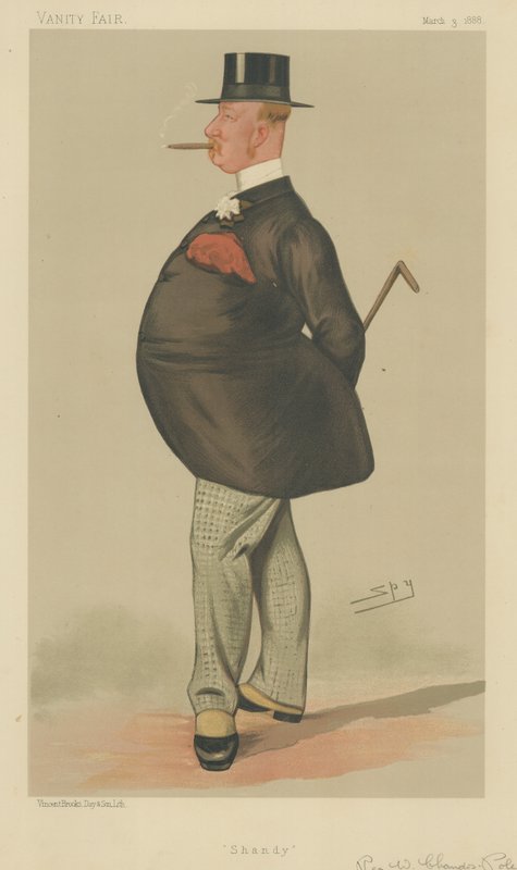 Pan Reginald Walkeline Chandos-Pole autorstwa Leslie Matthew Ward