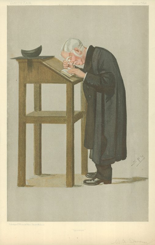 Pan WA Spooner, Spooner, 21 kwietnia 1898, komiks Vanity Fair autorstwa Leslie Matthew Ward