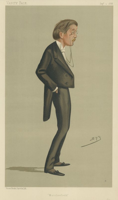 Pan William Bromley-Davenport autorstwa Leslie Matthew Ward