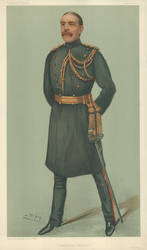 Pan William Dudley Ward, Stały wojownik, 30 maja 1901, komiks Vanity Fair autorstwa Leslie Matthew Ward
