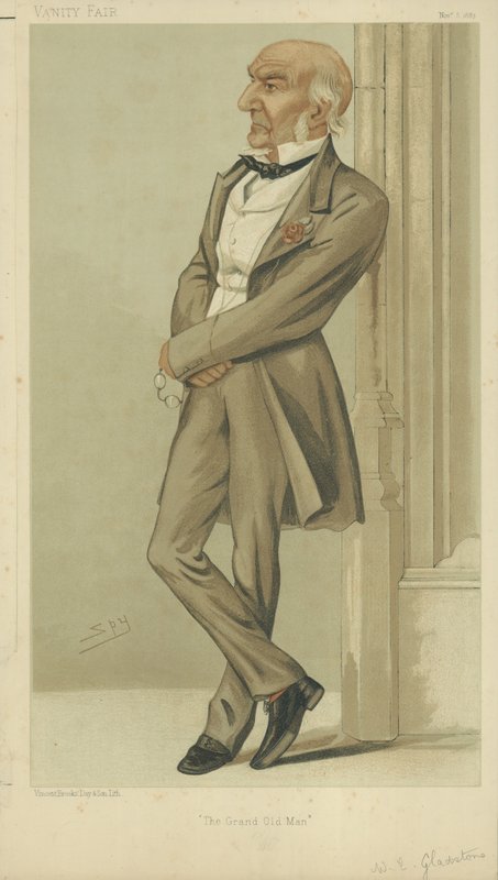 William Ewart Gladstone autorstwa Leslie Matthew Ward