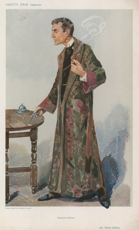 Pan William Gillette autorstwa Leslie Matthew Ward