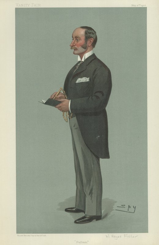 Pan William Hayes Fisher autorstwa Leslie Matthew Ward