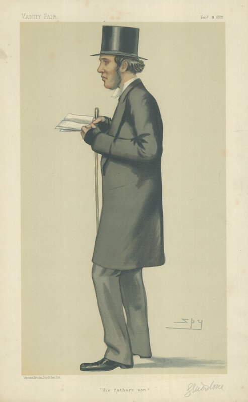Pan William Henry Gladstone autorstwa Leslie Matthew Ward