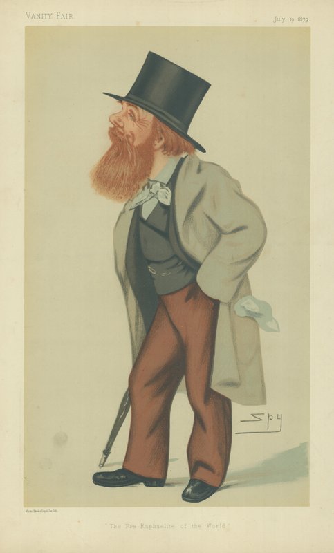 Pan William Holman Hunt autorstwa Leslie Matthew Ward