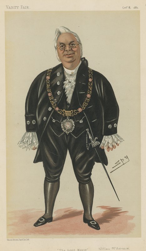 Pan William McArthur autorstwa Leslie Matthew Ward