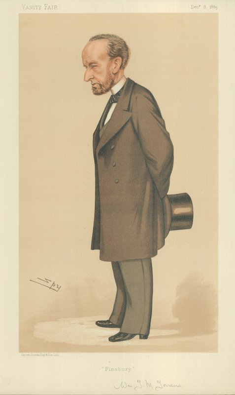 Pan William McCullagh Torrens, Finsbury, 8 grudnia 1883, komiks Vanity Fair autorstwa Leslie Matthew Ward