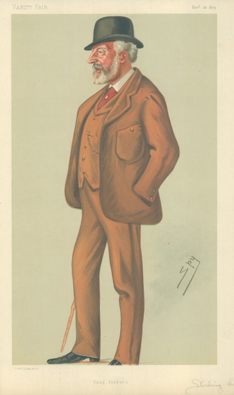 Pan William Stuart Stirling-Crawfurd, Gang forward, 22 listopada 1879, komiks Vanity Fair autorstwa Leslie Matthew Ward