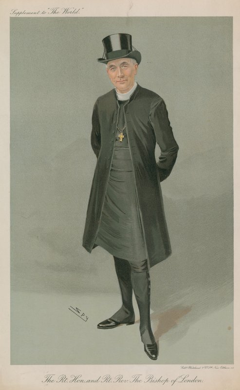 Portret biskupa Londynu autorstwa Leslie Matthew Ward