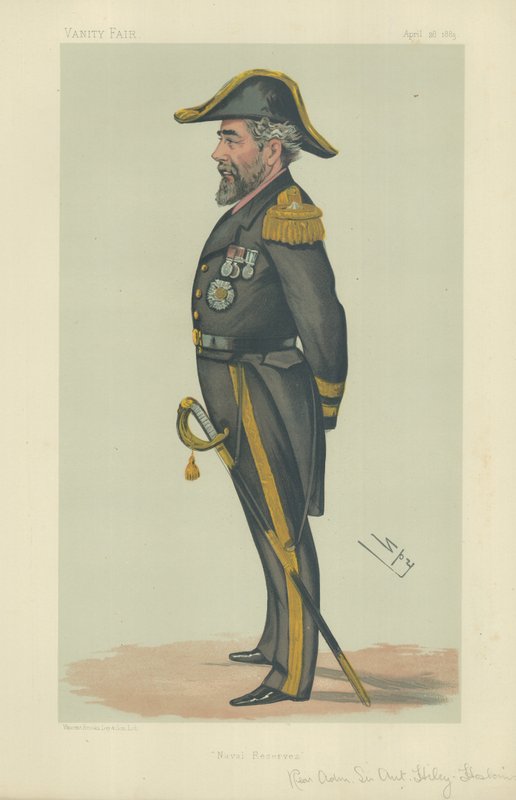 Kontradmirał Sir Anthony Hiley-Hoskins autorstwa Leslie Matthew Ward