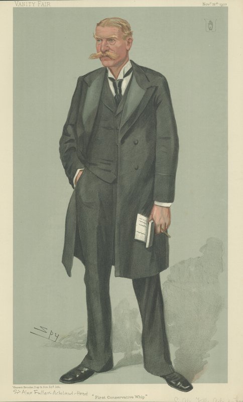 Sir Alexander Fuller-Acland Hood autorstwa Leslie Matthew Ward