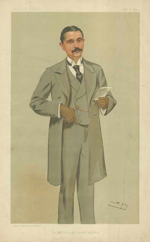 Sir Arthur John Edward Newton autorstwa Leslie Matthew Ward