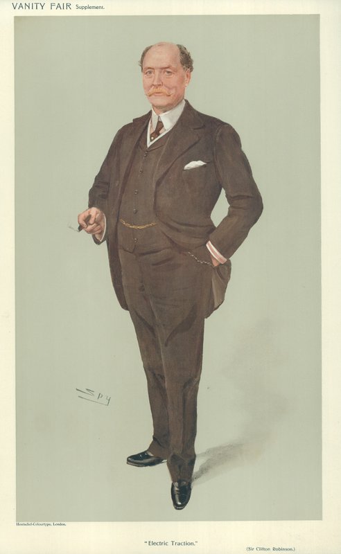 Sir Clifton Robinson autorstwa Leslie Matthew Ward