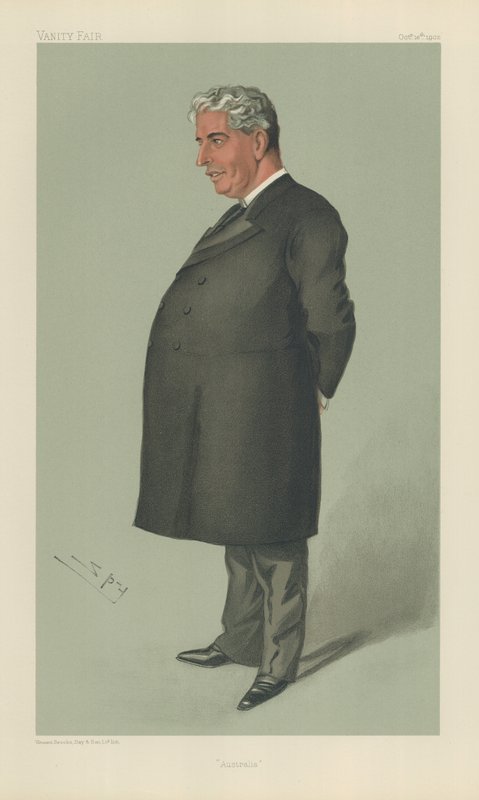 Sir Edmunda Bartona autorstwa Leslie Matthew Ward