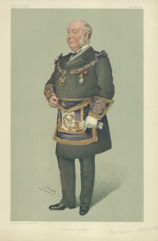 Sir Edward Letchworth autorstwa Leslie Matthew Ward