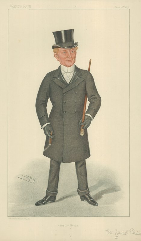 Sir F Phillips, Burmistrz Londynu autorstwa Leslie Matthew Ward