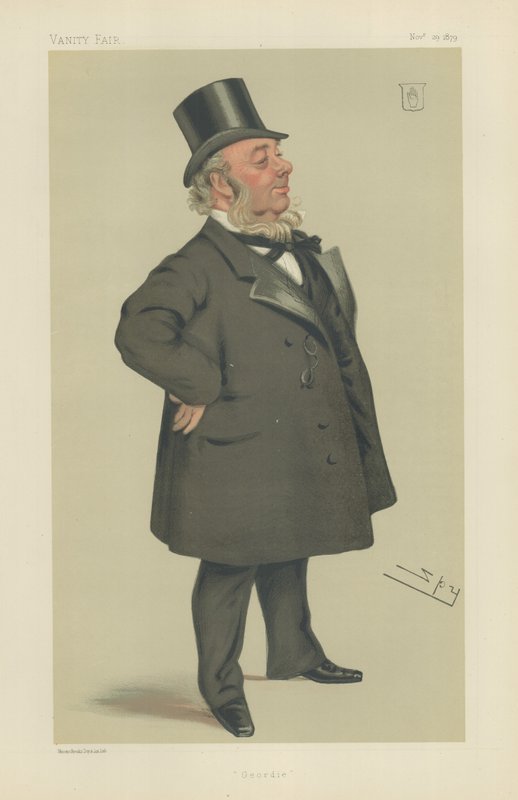 Sir George Elliot autorstwa Leslie Matthew Ward