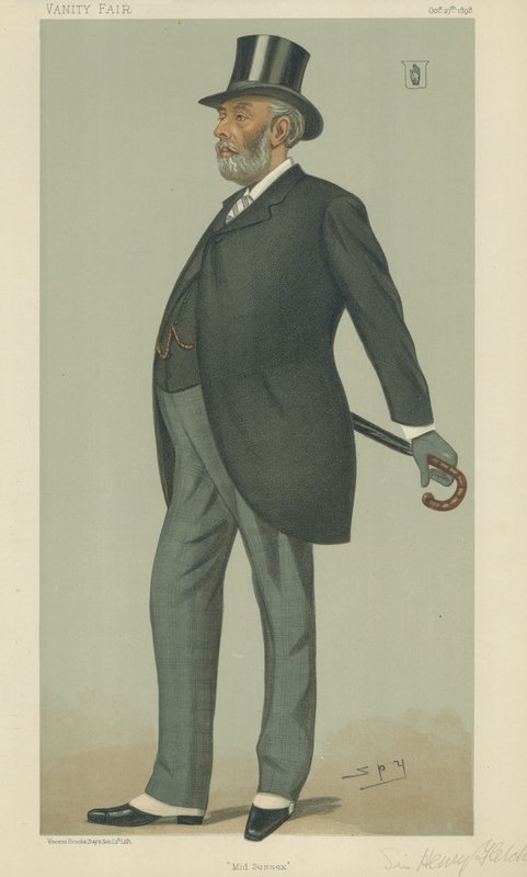 Sir Henry Fletcher autorstwa Leslie Matthew Ward